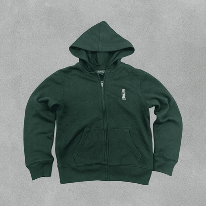 Dark Green Ralph Lauren Zip Vest - Boys M - Very Good - Revaleur