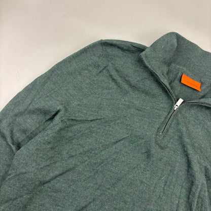 Dark Green Suitable Half Zip - Men XL - Very Good - Revaleur