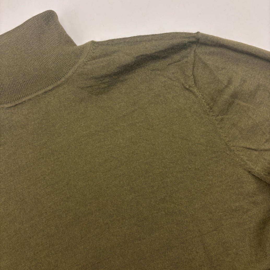 Dark Green Suitsupply Turtleneck - Men M - New - Revaleur