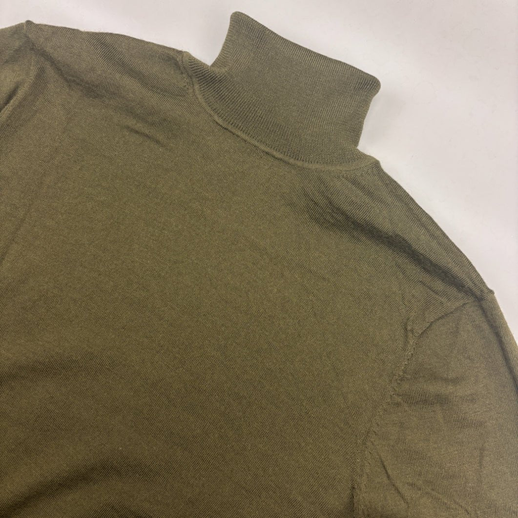 Dark Green Suitsupply Turtleneck - Men M - New - Revaleur