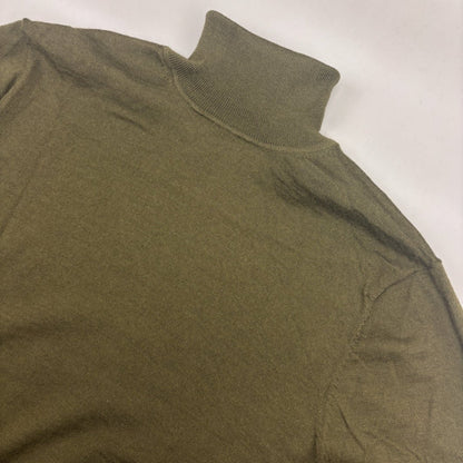 Dark Green Suitsupply Turtleneck - Men M - New - Revaleur