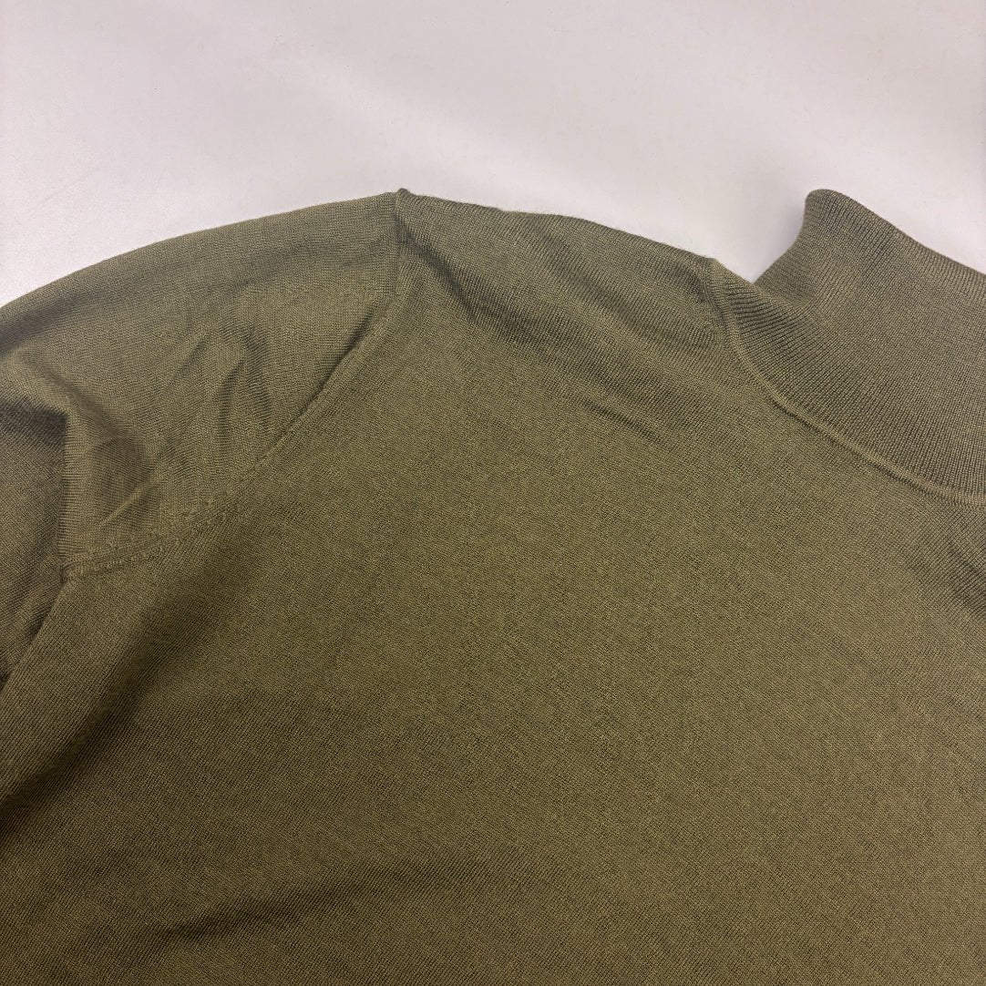 Dark Green Suitsupply Turtleneck - Men M - New - Revaleur