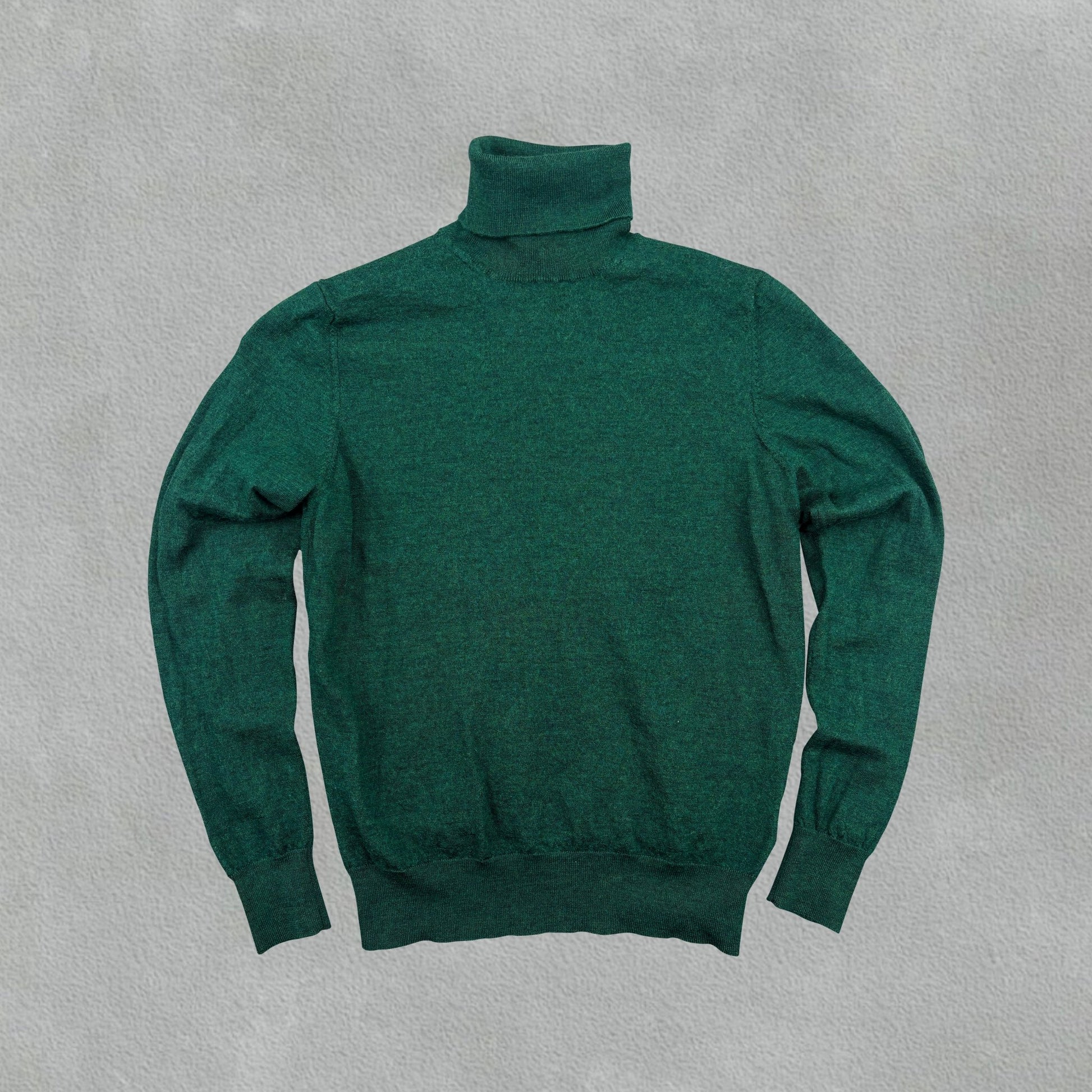Dark Green Suitsupply Turtleneck - Men XS - Very Good - Revaleur