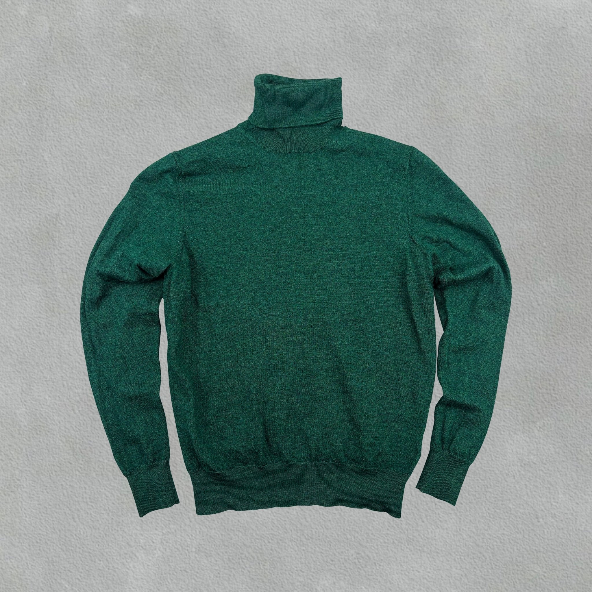 Dark Green Suitsupply Turtleneck - Men XS - Very Good - Revaleur