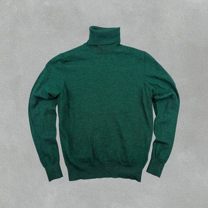 Dark Green Suitsupply Turtleneck - Men XS - Very Good - Revaleur