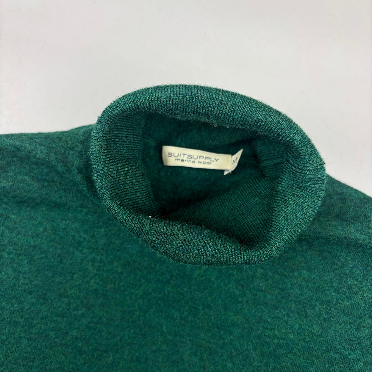 Dark Green Suitsupply Turtleneck - Men XS - Very Good - Revaleur