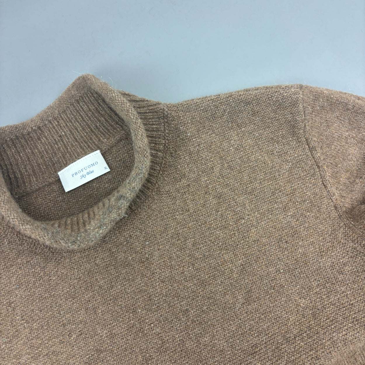 Brown Profuomo Turtleneck - Men XL - Very Good