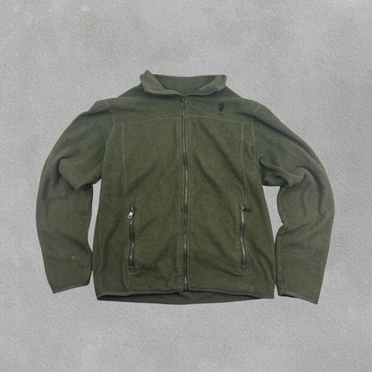 Green Polo Assassin Fleece Jacket - Men M - Very Good - Revaleur