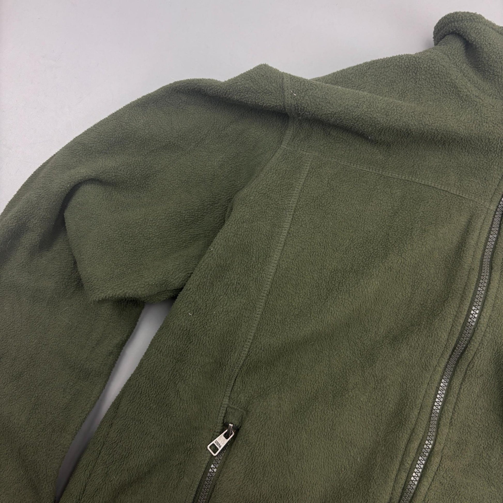 Green Polo Assassin Fleece Jacket - Men M - Very Good - Revaleur