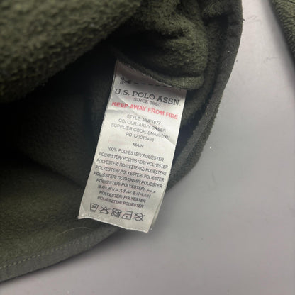 Green Polo Assassin Fleece Jacket - Men M - Very Good - Revaleur