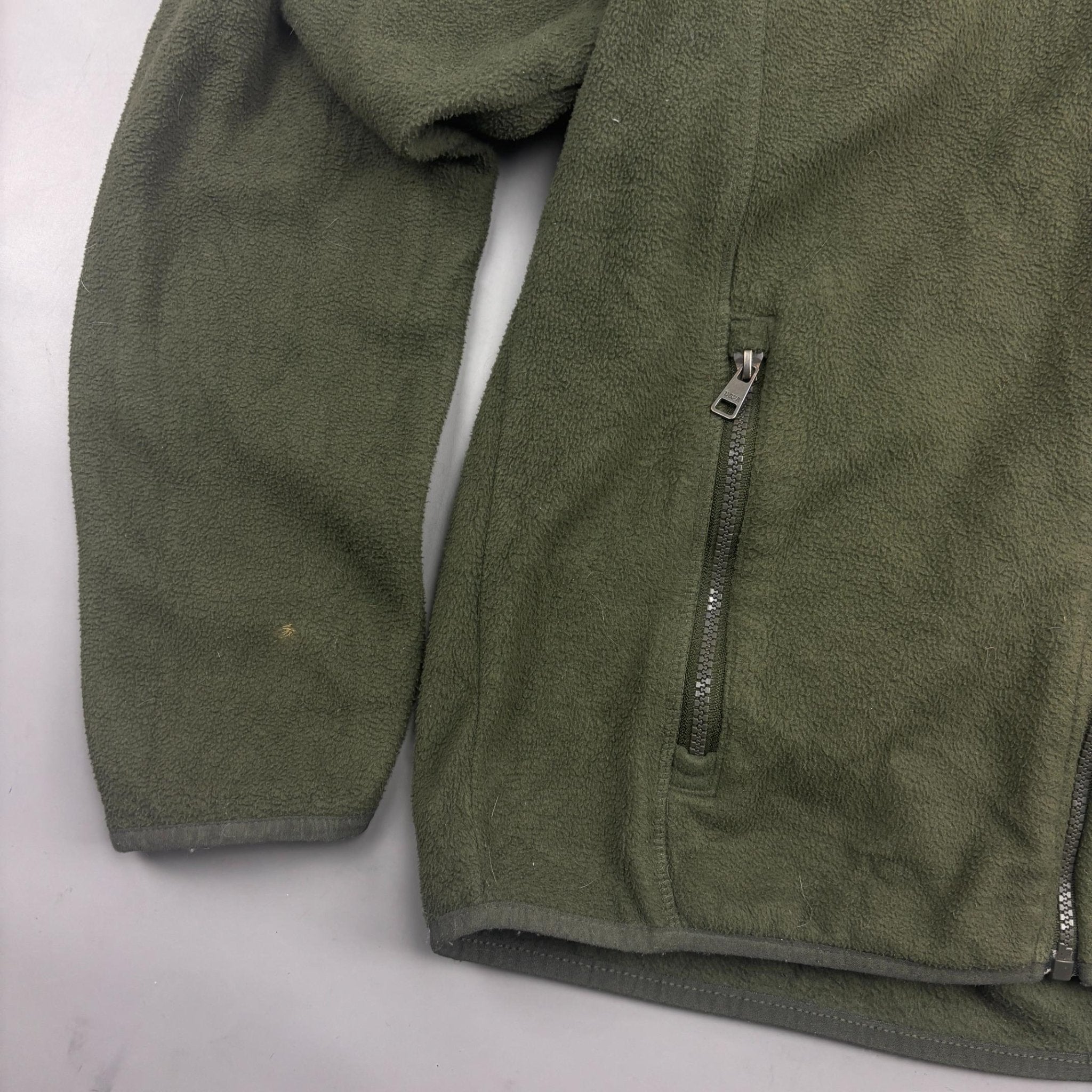 Green Polo Assassin Fleece Jacket - Men M - Very Good - Revaleur