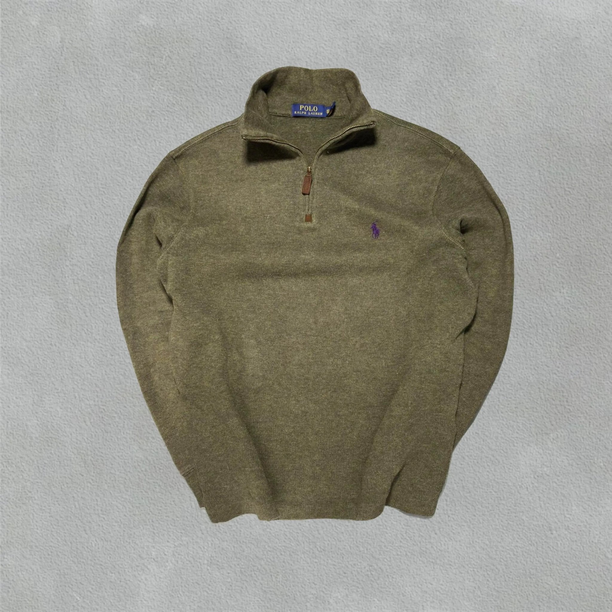 Green Quarter - Zip Polo Ralph Lauren Sweater – XS – New, Never Worn - Revaleur