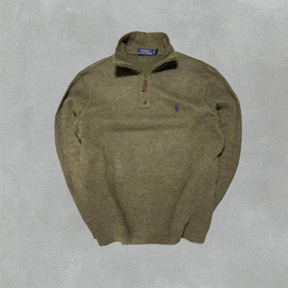 Green Quarter - Zip Polo Ralph Lauren Sweater – XS – New, Never Worn - Revaleur