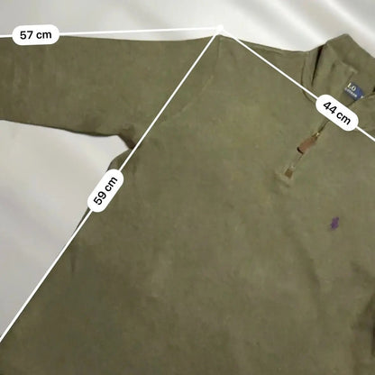 Green Quarter - Zip Polo Ralph Lauren Sweater – XS – New, Never Worn - Revaleur