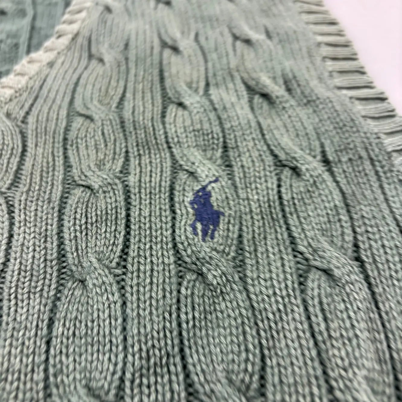 Green Ralph Lauren Knitted Spencer - S - Excellent Condition - Revaleur