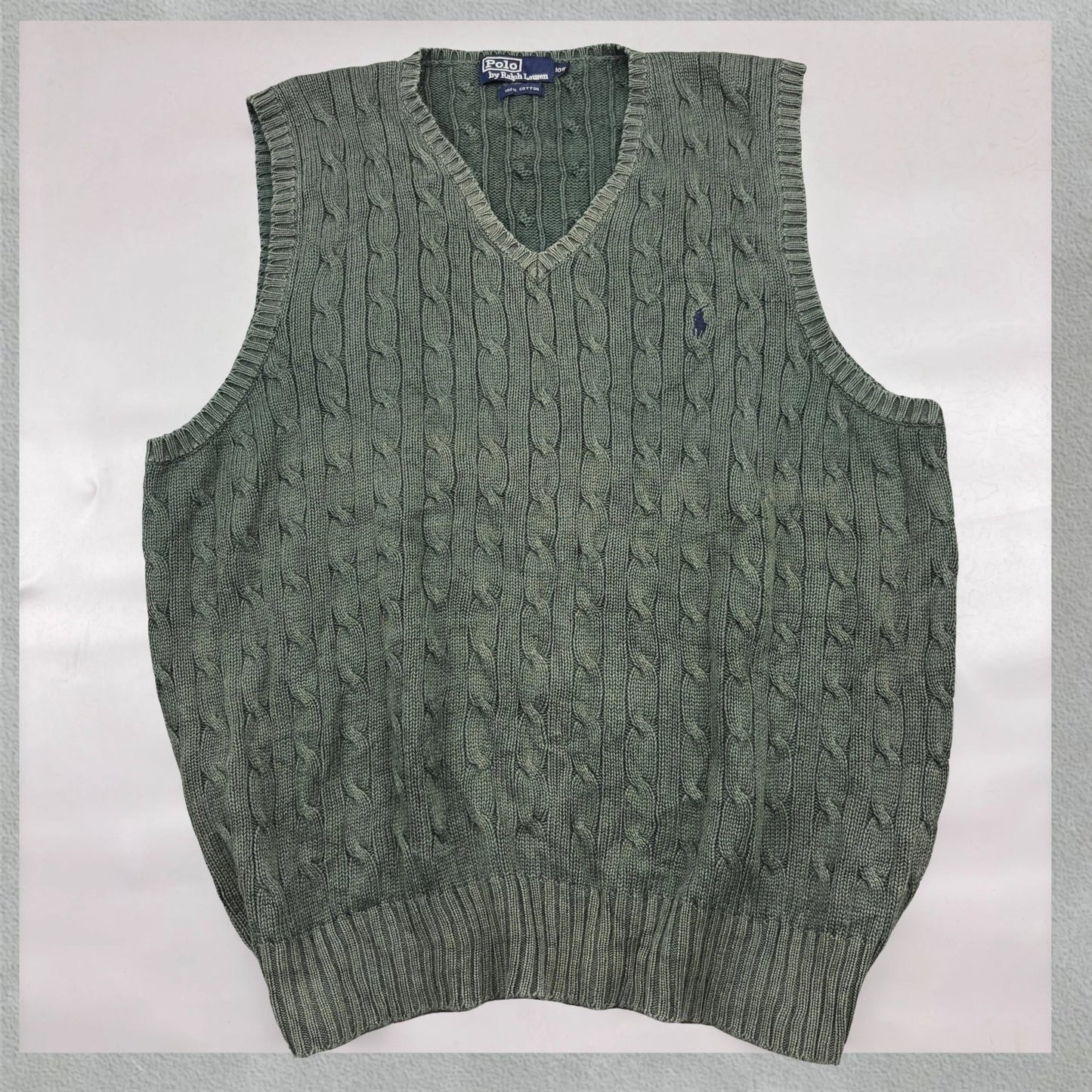 Green Ralph Lauren Knitted Spencer - S - Excellent Condition - Revaleur