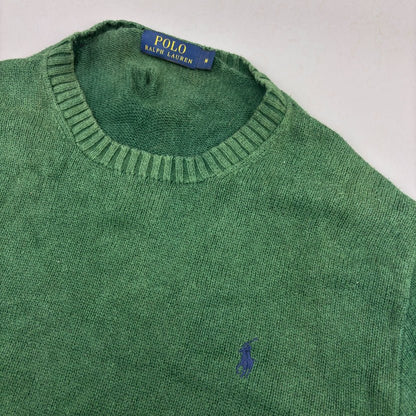 Green Ralph Lauren Knitted Sweater - M - Very Good - Revaleur