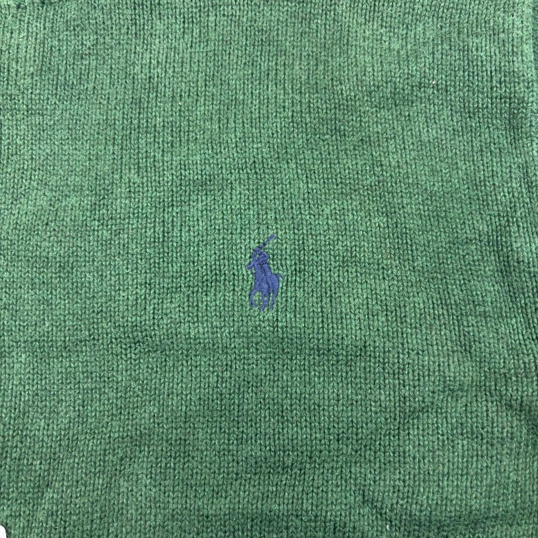 Green Ralph Lauren Knitted Sweater - M - Very Good - Revaleur