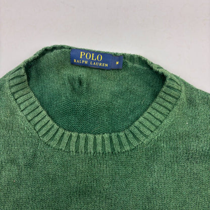 Green Ralph Lauren Knitted Sweater - M - Very Good - Revaleur