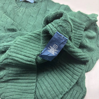 Green Ralph Lauren Knitted Sweater - XS - Excellent Condition - Revaleur