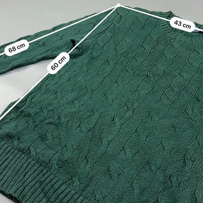 Green Ralph Lauren Knitted Sweater - XS - Excellent Condition - Revaleur
