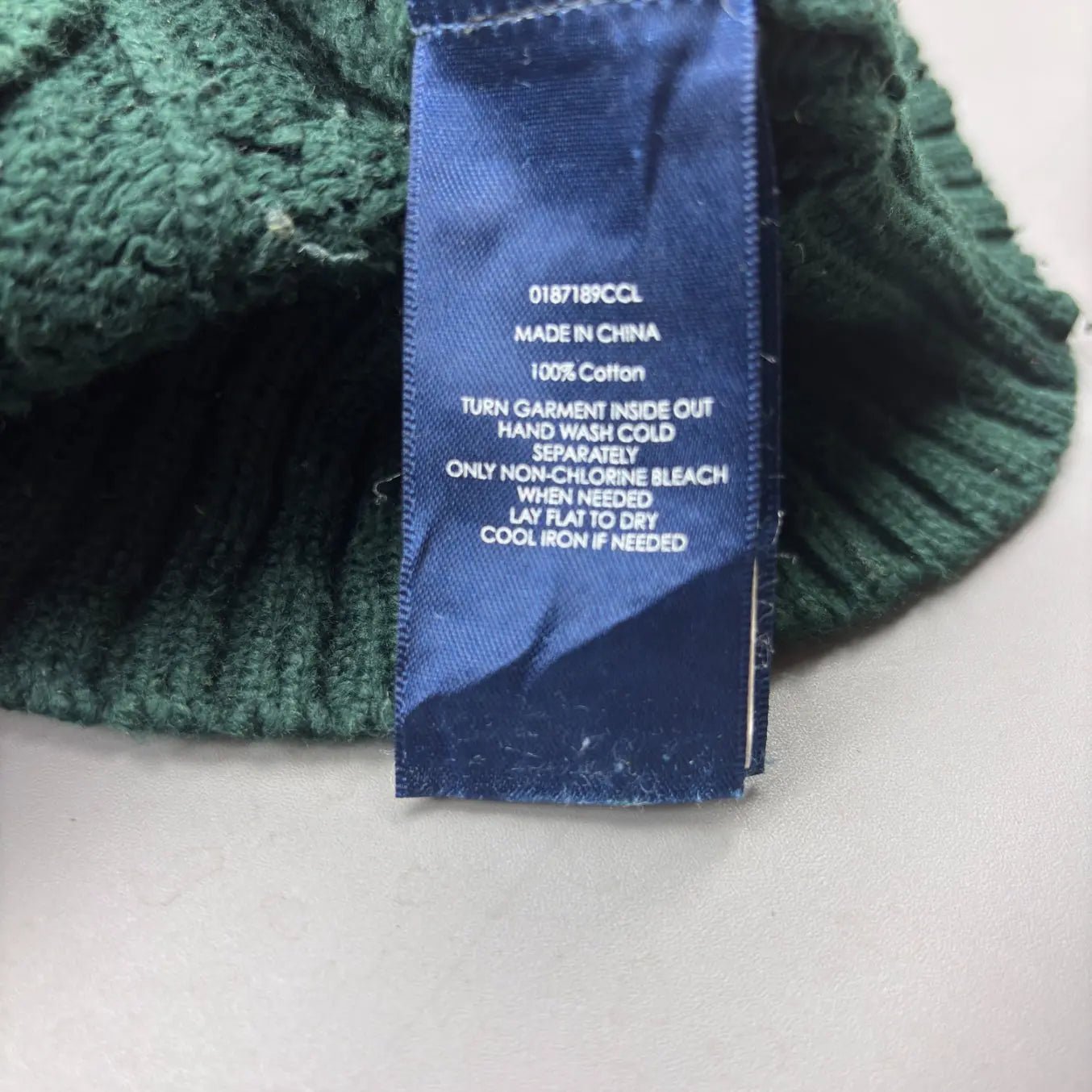 Green Ralph Lauren Knitted Sweater - XS - Excellent Condition - Revaleur