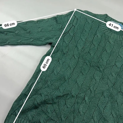 Green Ralph Lauren Knitted Sweater - XS - Excellent Condition - Revaleur