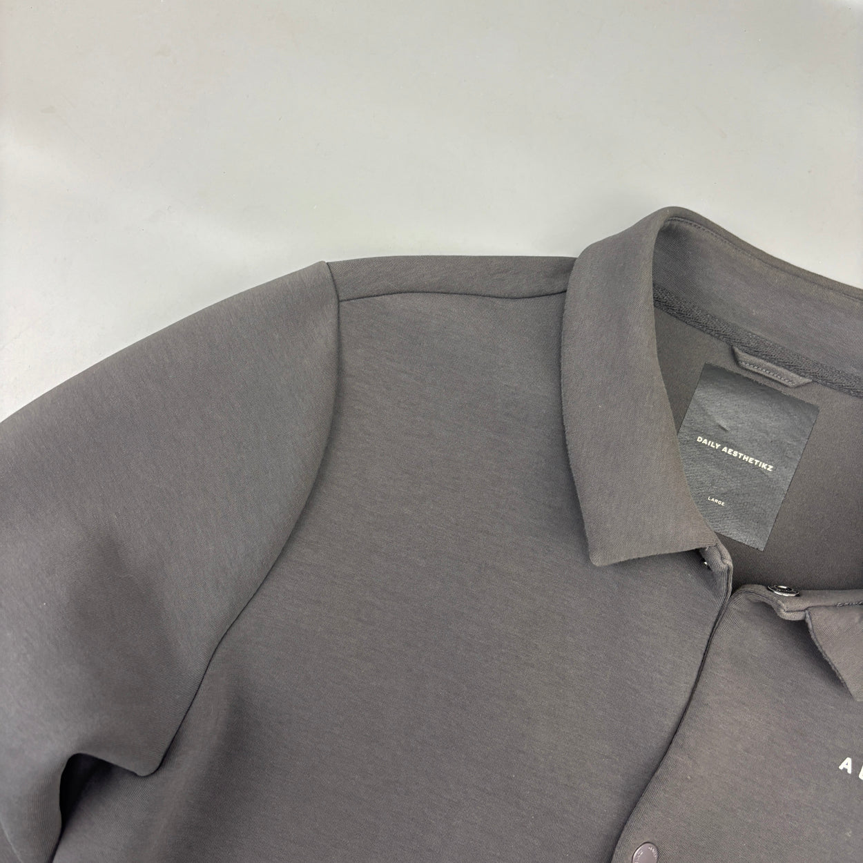 Grey Daily Aesthetikz Shacket - Men XL - Very Good - Revaleur