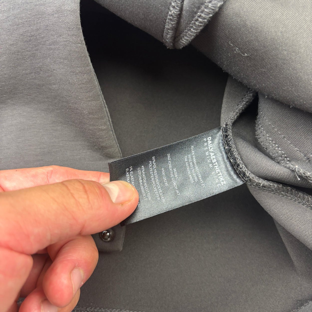 Grey Daily Aesthetikz Shacket - Men XL - Very Good - Revaleur