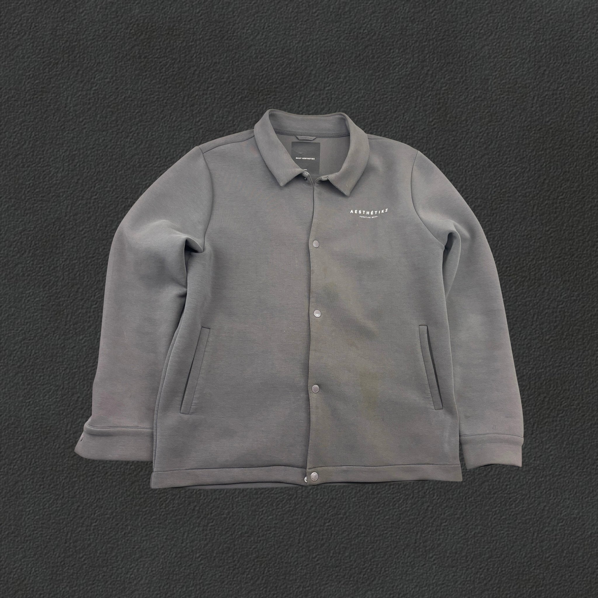 Grey Daily Aesthetikz Shacket - Men XL - Very Good - Revaleur