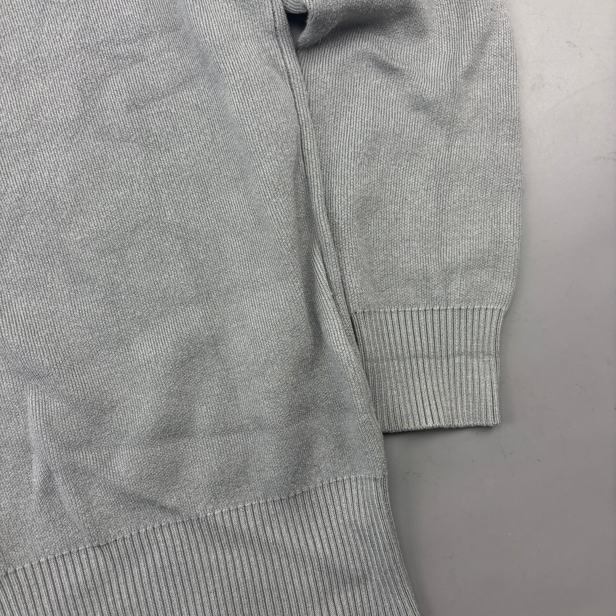 Grey Denham Half Zip - Men M - Very Good - Revaleur