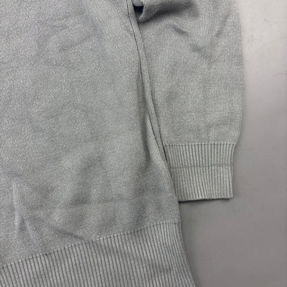 Grey Denham Half Zip - Men M - Very Good - Revaleur