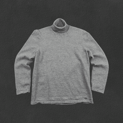 Grey Hugo Boss Turtleneck - Men S - Very Good - Revaleur