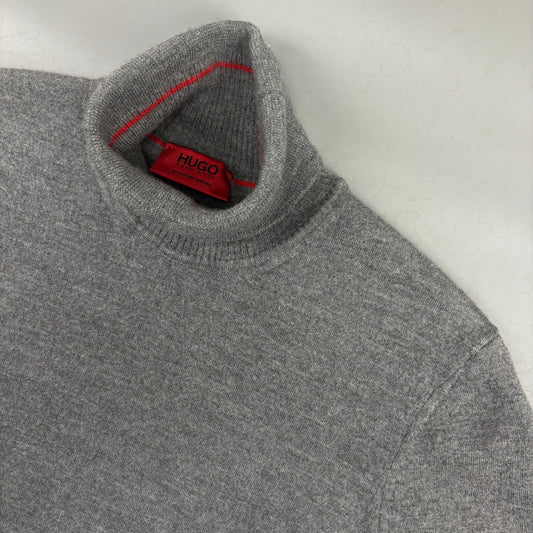 Grey Hugo Boss Turtleneck - Men S - Very Good - Revaleur