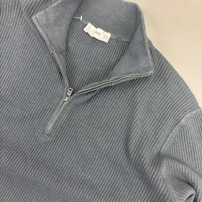 Grey Mango Half Zip - Men M - Very Good - Revaleur