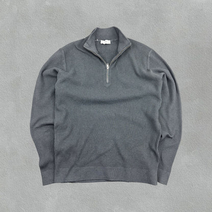 Grey Mango Half Zip - Men M - Very Good - Revaleur