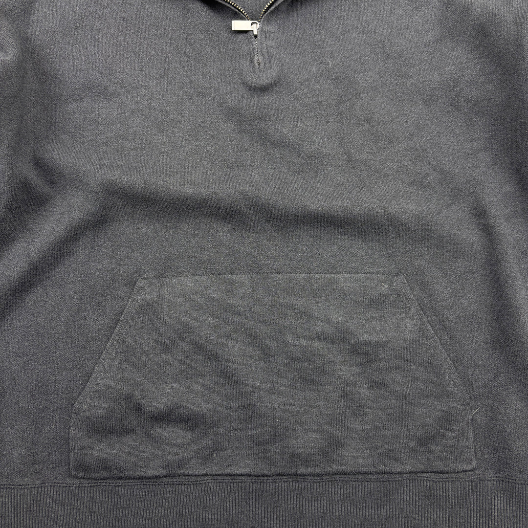 Grey Massimo Dutti Half Zip - Men XL - Very Good - Revaleur