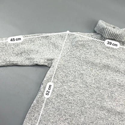 Grey Massimo Dutti Turtleneck - Women L - Very Good - Revaleur