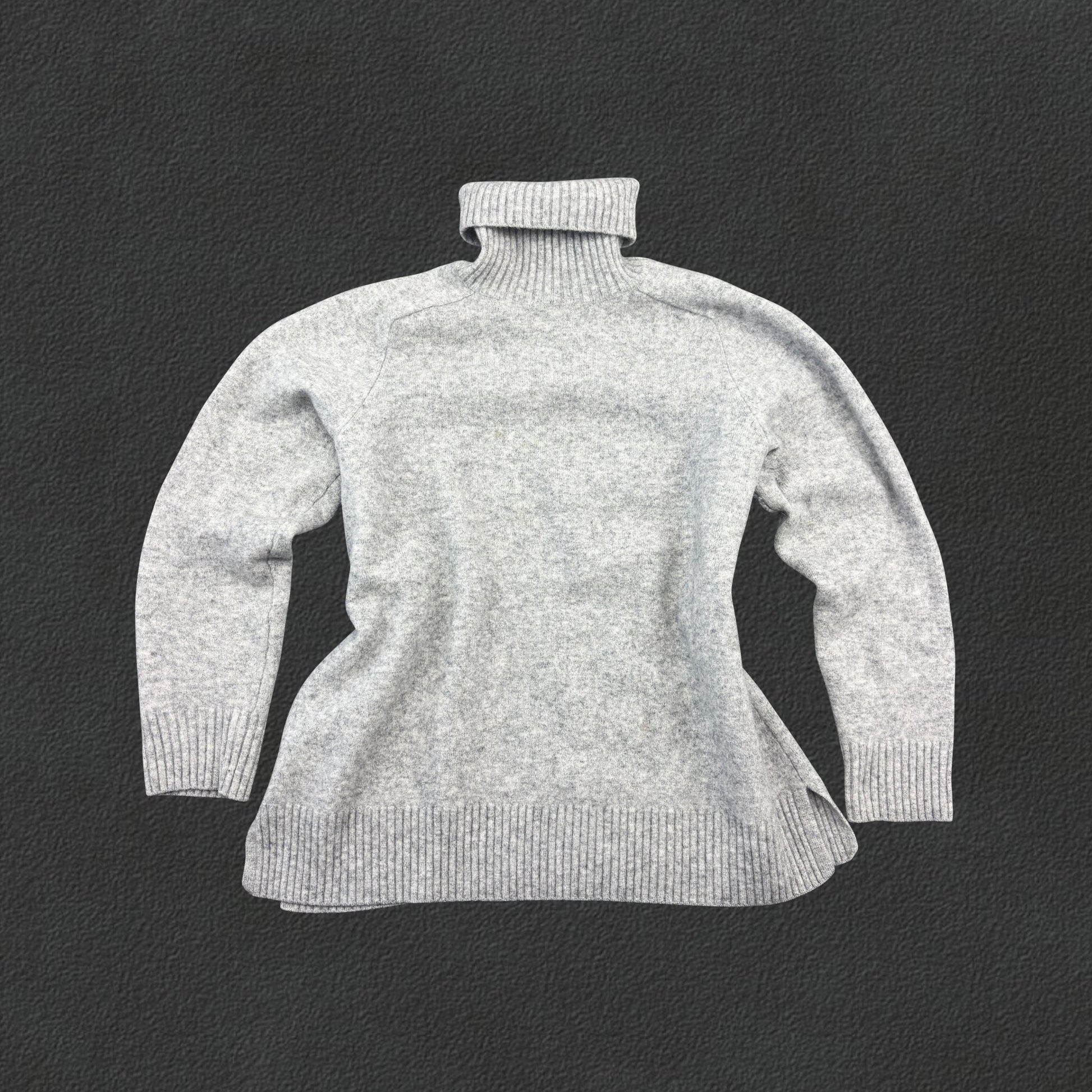 Grey Massimo Dutti Turtleneck - Women L - Very Good - Revaleur