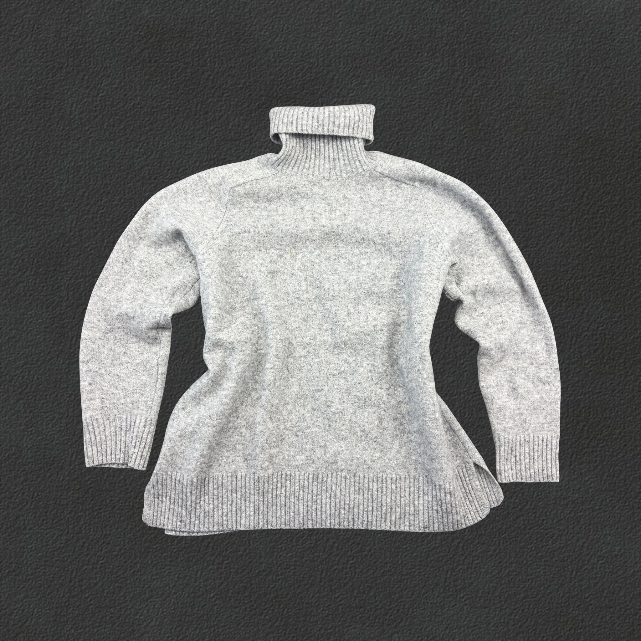 Grey Massimo Dutti Turtleneck - Women L - Very Good - Revaleur