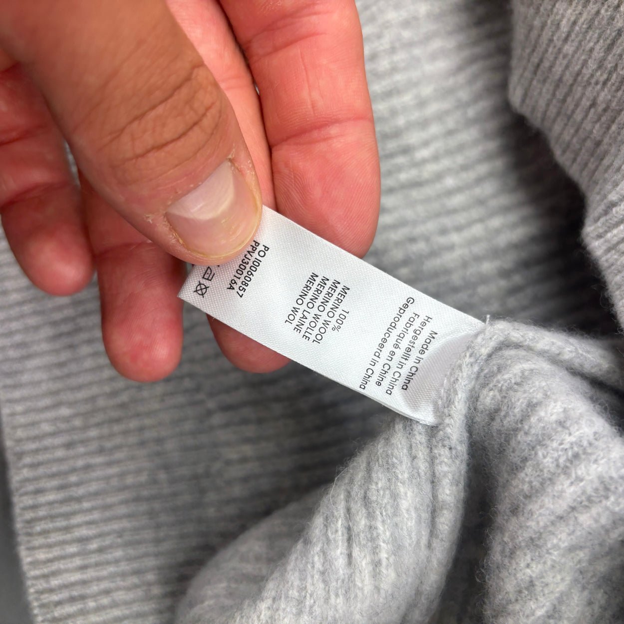 Grey Profuomo Half Zip - Men M - Very Good - Revaleur