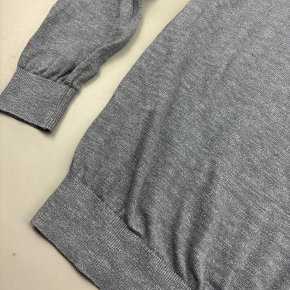 Grey Profuomo Half Zip - Men M - Very Good - Revaleur