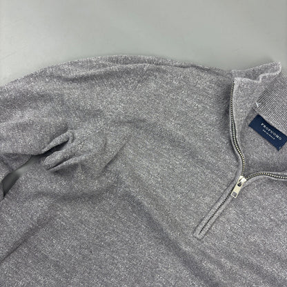 Grey Profuomo Half Zip - Men S - Very Good - Revaleur