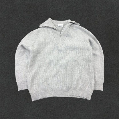 Grey Profuomo Half Zip - Men XS - Very Good - Revaleur