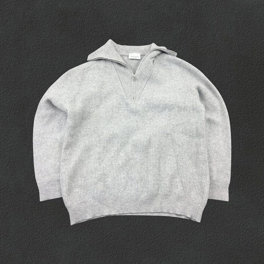 Grey Profuomo Half Zip - Men XS - Very Good - Revaleur