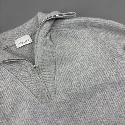 Grey Profuomo Half Zip - Men XS - Very Good - Revaleur