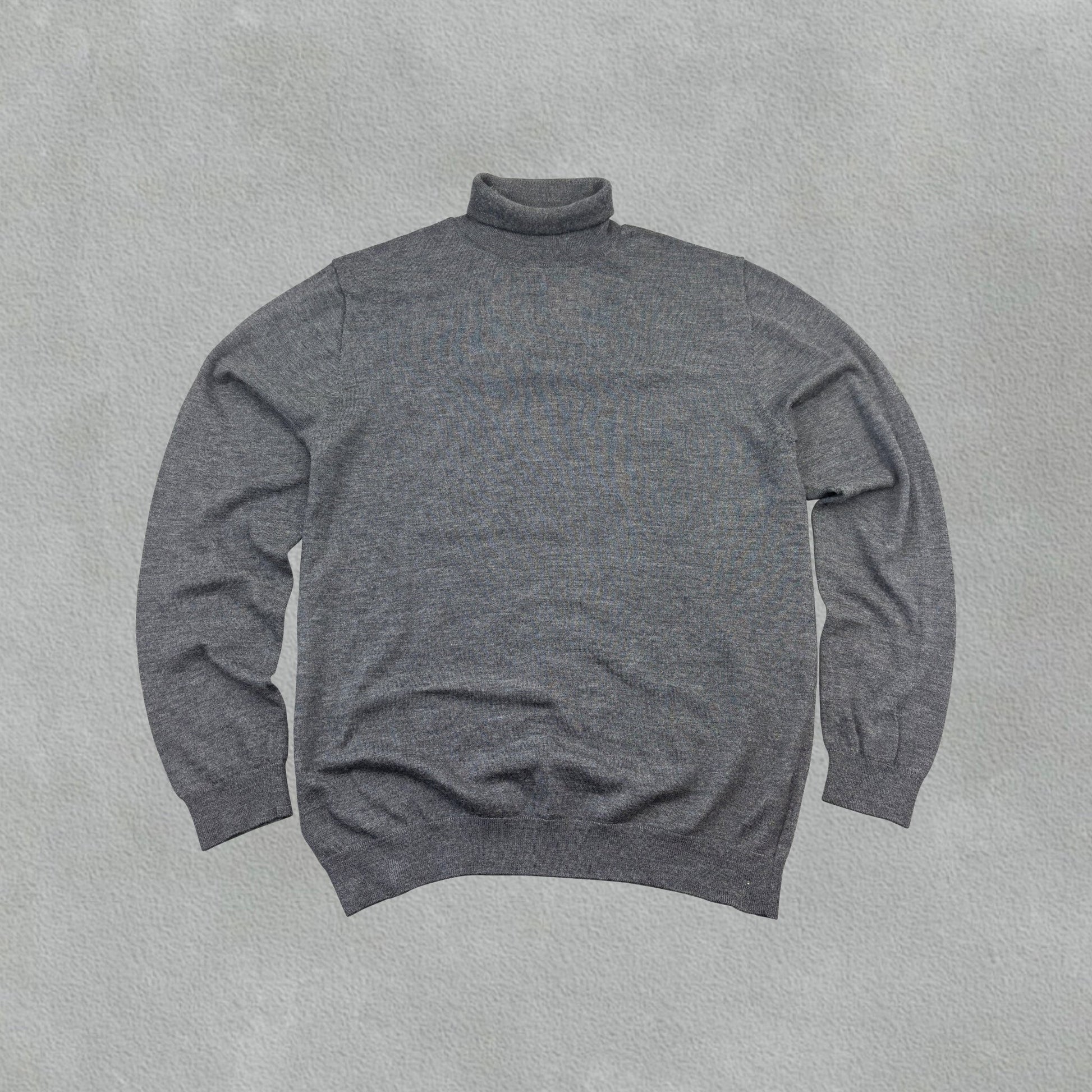 Grey Profuomo Turtleneck - Men XL - Very Good - Revaleur