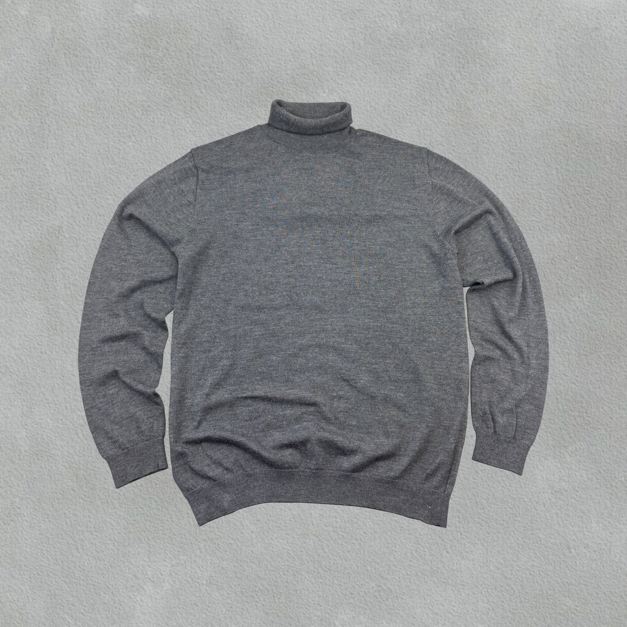 Grey Profuomo Turtleneck - Men XL - Very Good - Revaleur