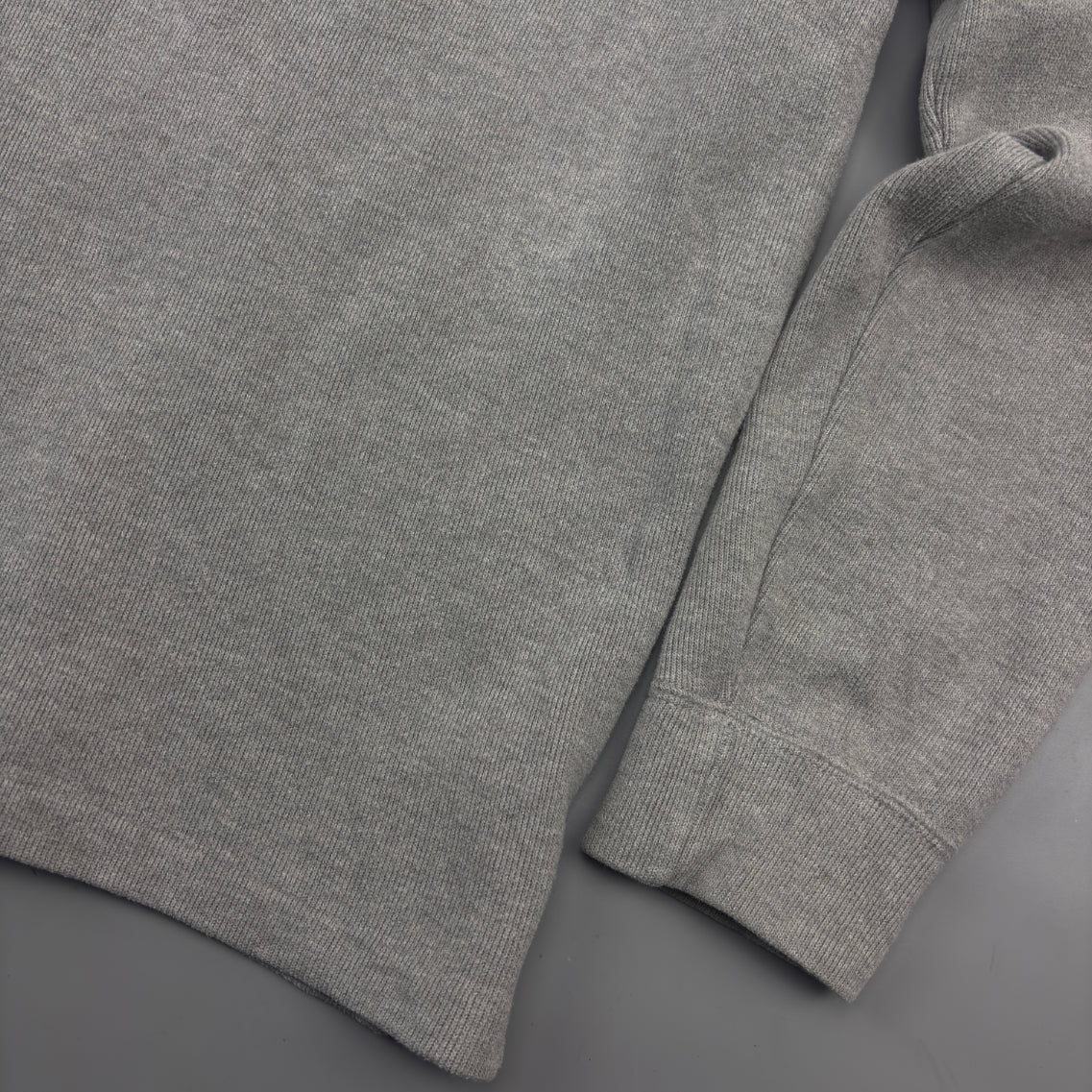 Grey Ralph Lauren Half Zip - Men L - Very Good - Revaleur