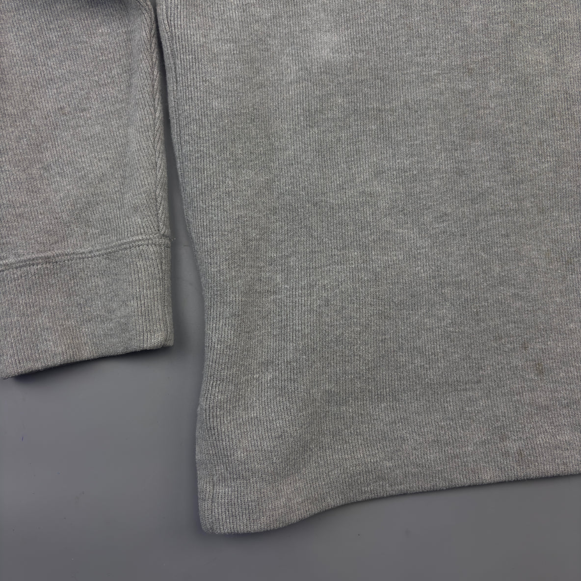 Grey Ralph Lauren Half Zip - Men L - Very Good - Revaleur